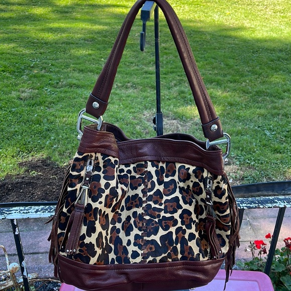 b. makowsky Handbags - B. Makowsky Lether Leopard Purse